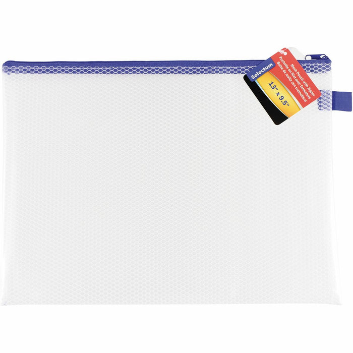 Selectum Carrying Case (Pouch) Accessories - Clear - 13" (330.20 mm) Height x 9.50" (241.30 mm) Width - 1 Each