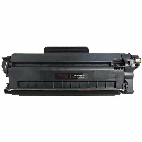Premium Tone Laser Toner Cartridge TN830 - Black - 1 Each - 1200 Pages