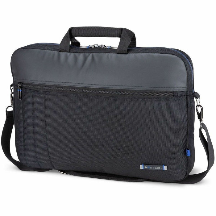 Nextech Carrying Case (Briefcase) for 17.3" Notebook - Black - Polyester Body - Shoulder Strap, Trolley Strap - 11.60" (294.64 mm) Height x 17.32" (439.93 mm) Width x 2.35" (59.69 mm) Depth - 1 Each