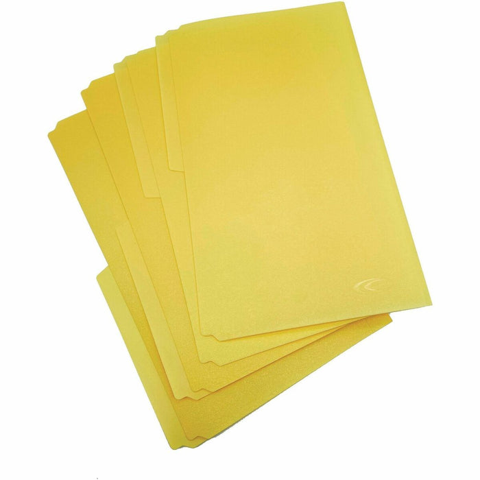 Duraply 1/2 Tab Cut Legal Storage Folder - 8 1/2" (215.90 mm) x 14" (355.60 mm) - Poly - Manila - 12 / Pack