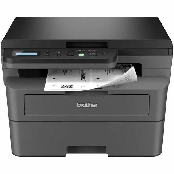 Brother HL-L2465DW Wired & Wireless Laser Multifunction Printer - Monochrome - Copier/Fax/Printer/Scanner - 30 ppm Mono Print - 1200 x 1200 dpi Print - Automatic Duplex Print - Up to 35000 Pages Monthly - Monochrome Flatbed/ADF Scanner - 1200 x 1200 dpi O