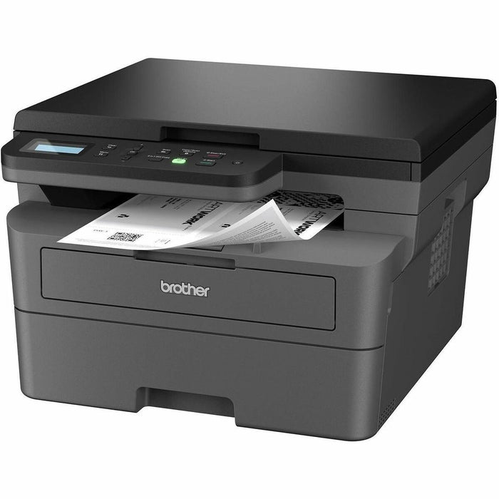 Brother HL-L2465DW Wired & Wireless Laser Multifunction Printer - Monochrome - Copier/Printer/Scanner - 30 ppm Mono Print - 1200 x 1200 dpi Print - Automatic Duplex Print - Up to 35000 Pages Monthly - Monochrome Flatbed Scanner - 1200 x 1200 dpi Optical S