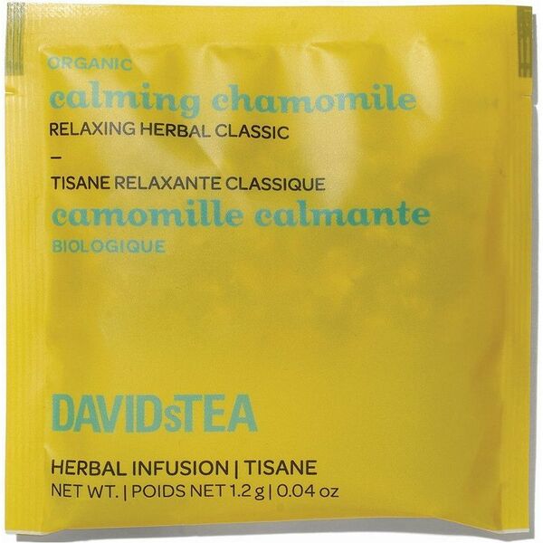 DAVIDsTEA Calming Chamomile Classic Tea - Caffeine-free - 25 / Box