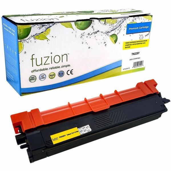 fuzion Laser Toner Cartridge TN229Y - Yellow - 1 Each - 1200 Pages