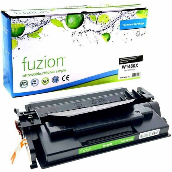 fuzion Laser Toner Cartridge 148X (W1480X) - Black - 1 Each - 9500 Pages
