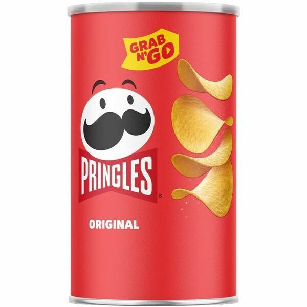 Pringles Grab & Go Original Crisps - Original - 1.30 oz (36.85 g) - 12 Box