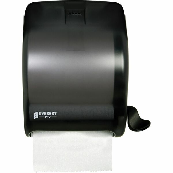 Everest Pro Hand Towel Dispenser - 425 x Towel - Black - 1 Each