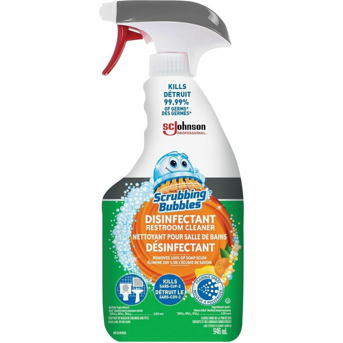 Scrubbing Bubbles&reg; Disinfectant - For Multipurpose - Spray - 946 mL - Deodorize - 1 Each