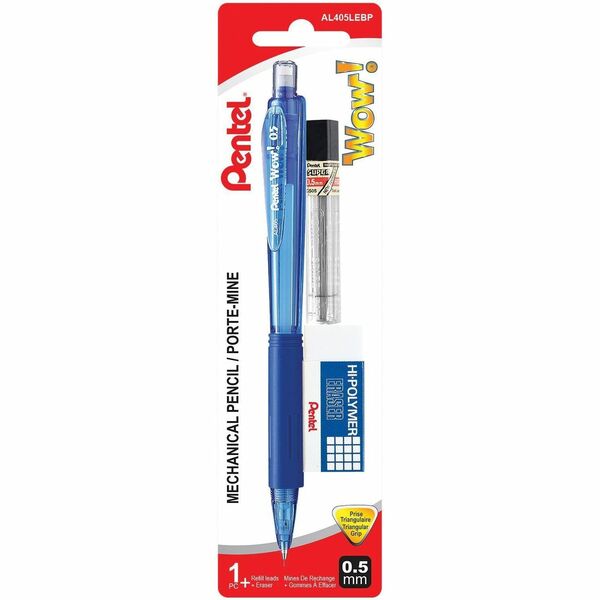 Pentel WOW! Mechanical Pencil - 0.5 mm (0.02") Lead - HB - Fine Point - 1 Each
