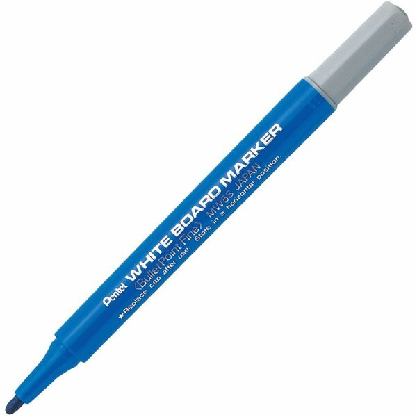 Pentel Dry Erase Marker - Fine Marker Point - Blue Ink - Pigment-based - 1 Each