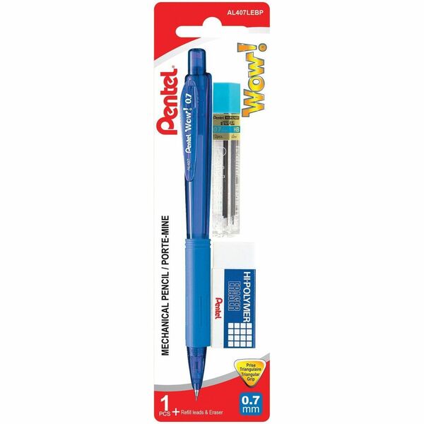 Pentel WOW! Mechanical Pencil - 0.7 mm (0.03") Lead - HB - Fine Point - 1 Each