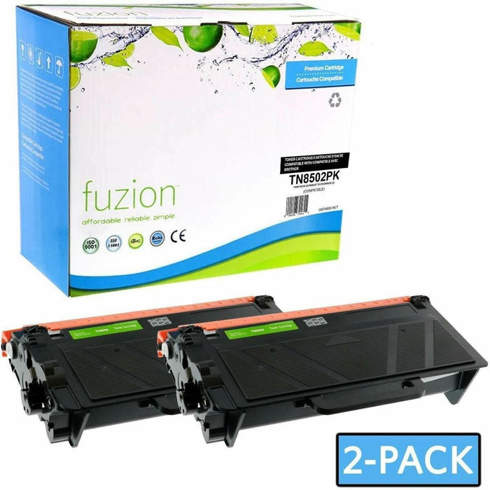 fuzion Compatible Toner High Yield for Brother TN850 - Black (2 Pack) - Yield: 16000