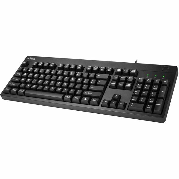 Adesso EasyTouch AKB-630FB Keyboard - Cable Connectivity - USB Interface - 104 Key(s) - Home, Email, Previous Page, Internet Page Forward, Search, Volume Down, Volume Up, Play/Pause, Stop, Previous Track, Next Track, ... Hot Key(s) - Windows 10, Windows 8