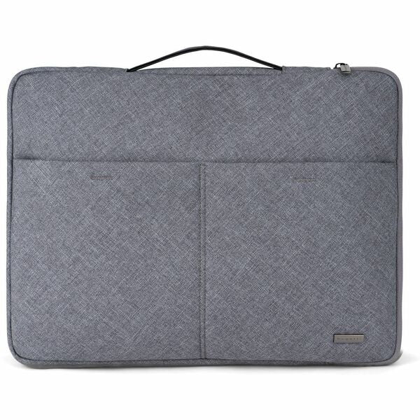 bugatti Carrying Case (Sleeve) for 15.6" Notebook - Gray - Polyester Body - Handle - 11.50" (292.10 mm) Height x 15.50" (393.70 mm) Width x 1" (25.40 mm) Depth - 1 Each