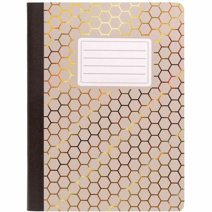 Pukka Pads Haze Notebook - 70 Sheets - 140 Pages - Stitched - College Ruled Front Ruling - 80 g/m² Grammage - B5 - 6 29/32" (17.53 cm) x 9 4/5" (24.89 cm) Sheet Size - Taupe Cardboard Cover - Rounded Corner, Sturdy - 1 Each