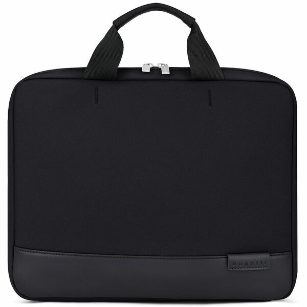 bugatti LOGAN Carrying Case (Sleeve) for 15.6" Notebook - Black - Polyester Body - Handle - 11.75" (298.45 mm) Height x 15.50" (393.70 mm) Width x 1.50" (38.10 mm) Depth - 1 Each