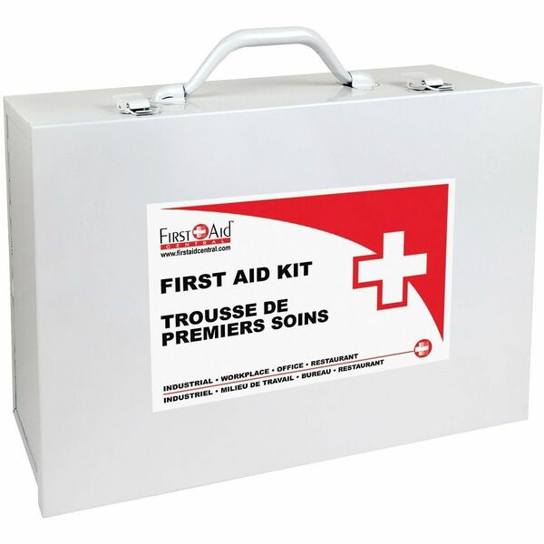 Federal First Aid Kit - Type C (6+ Employees), Metal Case - 453 x Piece(s) - Metal Case - 1 Each