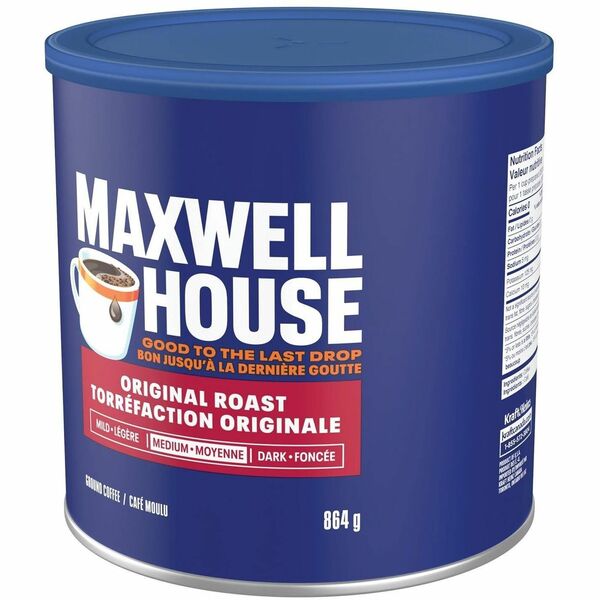 Maxwell House Ground Coffee - 30.5 oz (864 g) - Ground - Original Roast - 1 Each