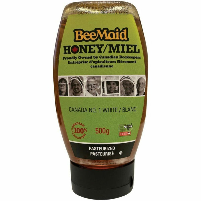 Bee Maid Liquid Honey, Canada No.1 White, 500g - Honey - 1.10 lb (500 g) - 1 Each