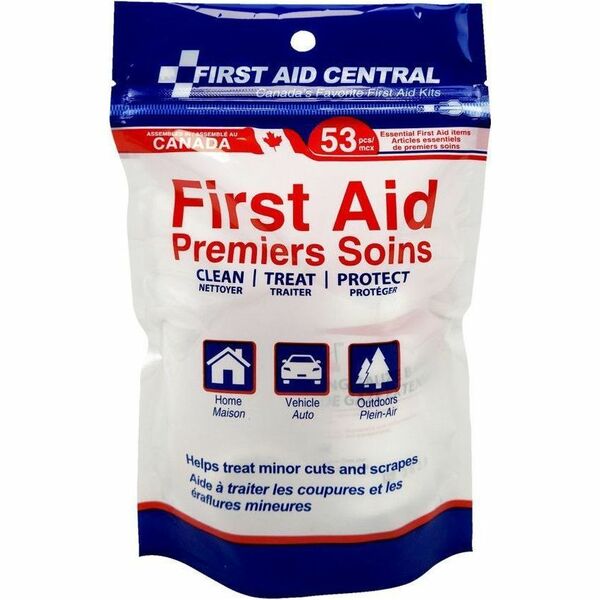 First Aid Central Grab & Go First Aid Kit - 53 x Piece(s) - 1 Each