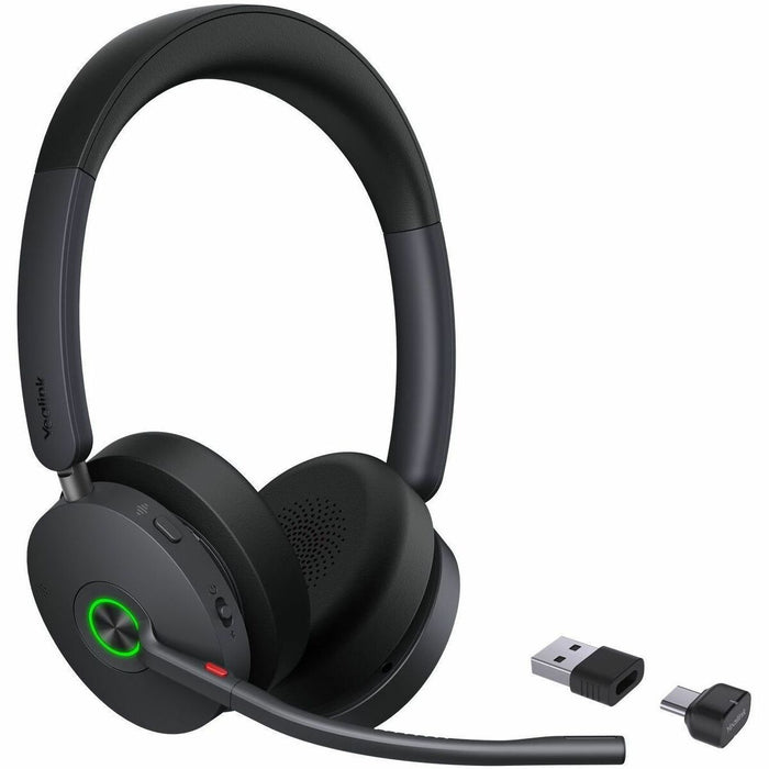 Yealink BH74 Headset - Microsoft Teams Certification - Stereo - Wireless - Bluetooth - 164 ft (50 m) - 20 Hz to 20 kHz - Over-the-head, On-ear - Binaural - Supra-aural - Noise Cancelling Microphone