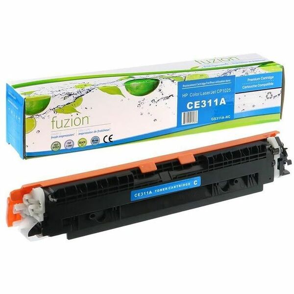 fuzion Standard Yield Laser Toner Cartridge - Alternative for HP 126A (CE311A) - Cyan - 1 Each - 1000 Pages