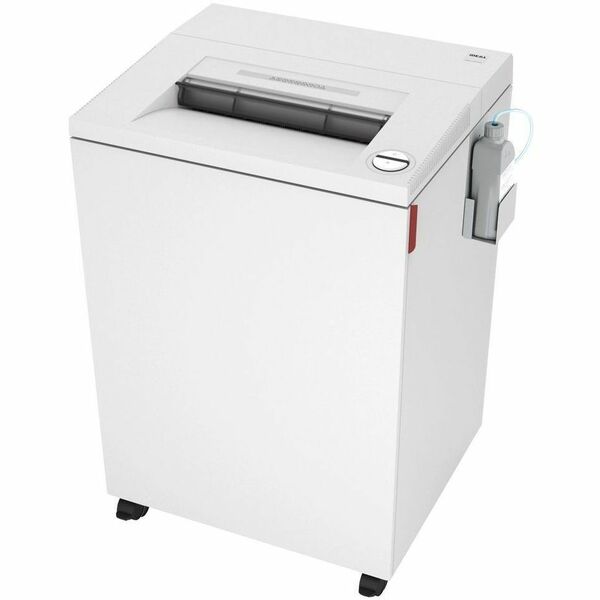 MBM Destroyit 4003 P-7 Super Micro Cut Shredder - Super Micro Cut - 9 Per Pass - for shredding Paper - 0" (0.79 mm) x 0.2" (4.76 mm) Shred Size - P-7 - 16" (406.40 mm) Throat - 166.56 L Wastebin Capacity - 1.30 kW - White