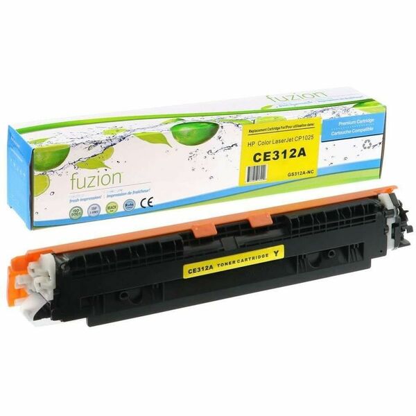 fuzion Compatible Toner for HP CE312A (126A) - Yellow - Yield: 1000