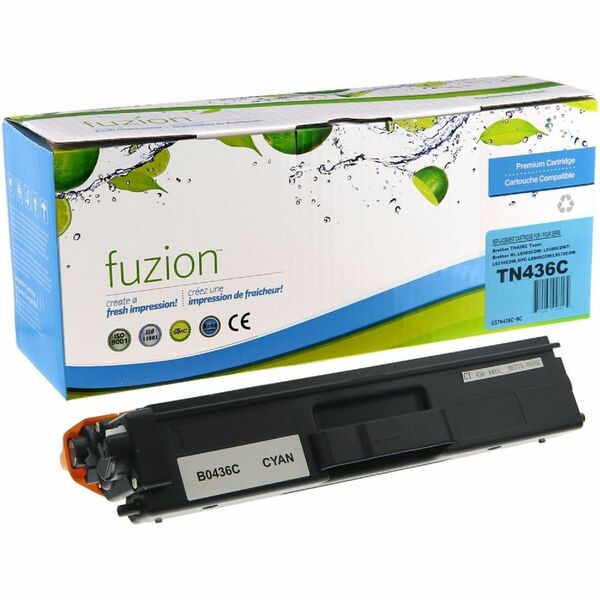 fuzion Laser Toner Cartridge TN436C - Cyan - 1 / Each - 6500 Pages