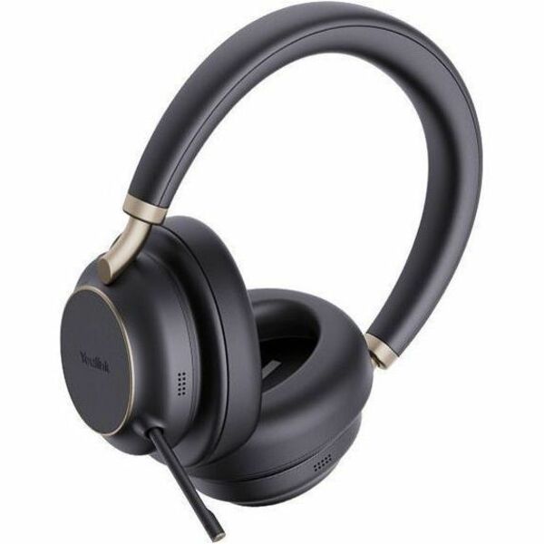 Yealink BH76 Plus Headset - Microsoft Teams Certification - Stereo - Wireless - Bluetooth - 150 ft (45.72 m) - 20 Hz to 20 kHz - Over-the-head, Over-the-ear, On-ear - Binaural - Supra-aural - 3.9 ft (1.20 m) Cable - MEMS Technology, Directional, Electret