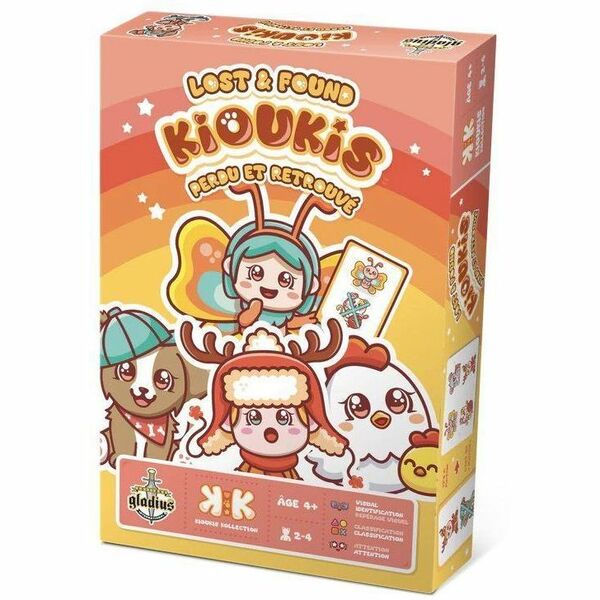 Editions Gladius Board Game - 70 Card(s) - Animal, Fun, Learning - Matching - 2 to 4 Players - 1 Each