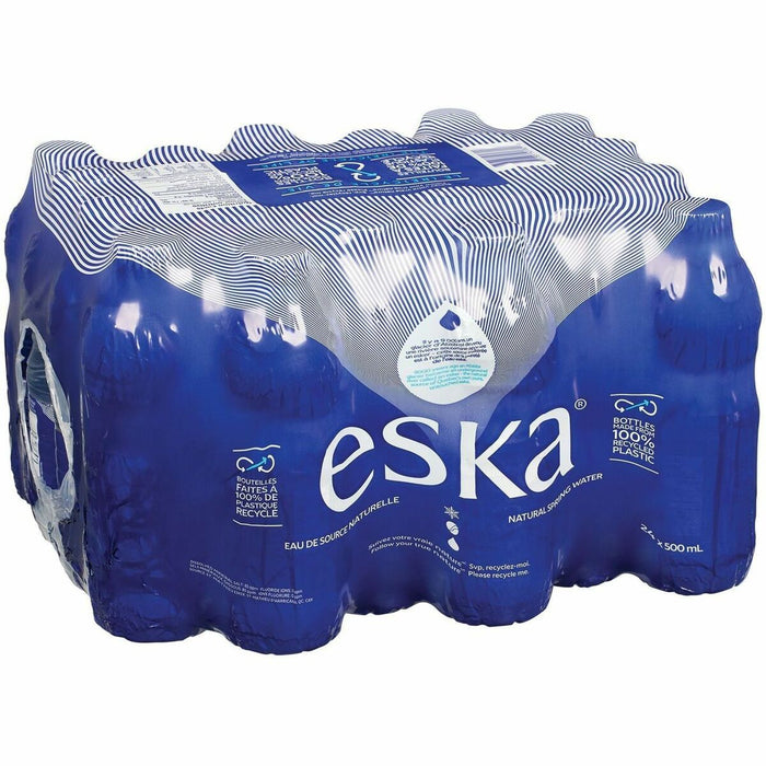 ESKA Sparkling Carbonated Spring Water, 12/Pack - 500 mL - 12 / Pack