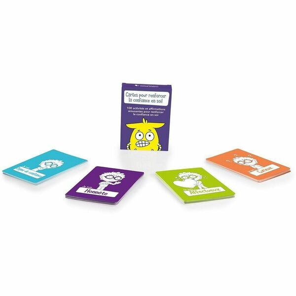 Open The Joy Learning Card - Skill Learning: Self-confidence, Self-esteem, Visual, Communication, Sharing - 5+ - 1 Each