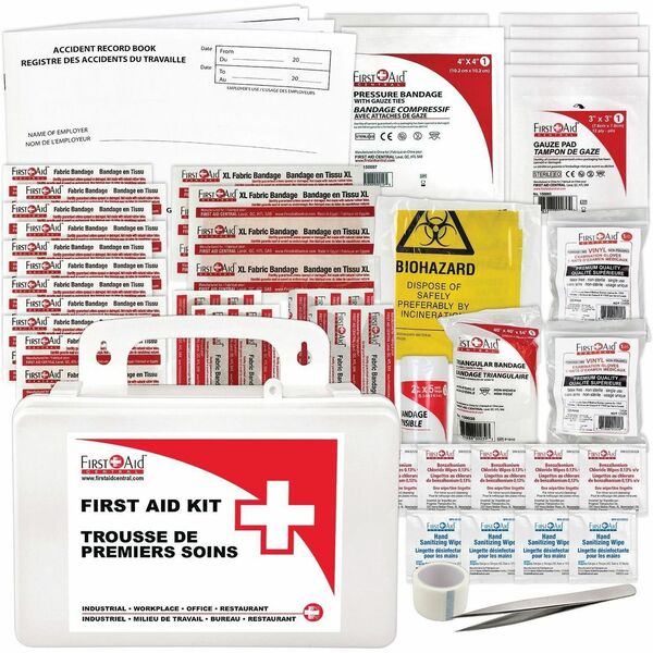 First Aid Central British Columbia Personal First Aid Kit - Plastic Case - 175 x Piece(s) - Plastic Case