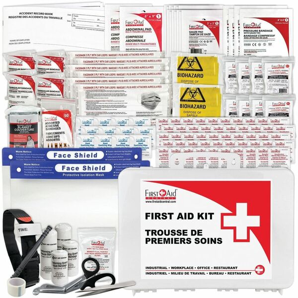 First Aid Central British Columbia Basic First Aid Kit - Plastic Case - 42 x Piece(s) - Plastic Case