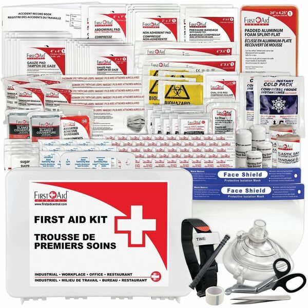 First Aid Central British Columbia Intermediate First Aid Kit - Plastic Case - 213 x Piece(s) - Plastic Case