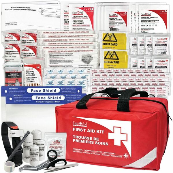 First Aid Central Brtitish Columbia Basic First Aid Kit - Nylon Bag - 175 x Piece(s) - Nylon Case