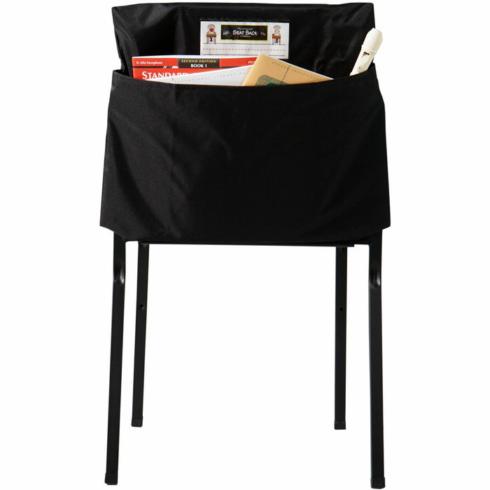 Seat Sack Organizer Pocket - Chair - Durable, Laminated, Washable, Expandable, Elastic, Flame Retardant - 1 Each
