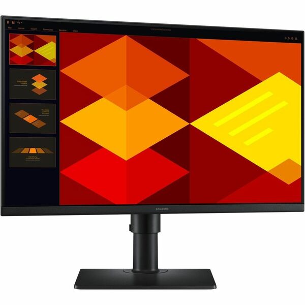 Samsung Essential S4 S24D402GAN 24" Class Full HD LCD Monitor - 16:9 - Black - 24" Viewable - In-plane Switching (IPS) Technology - 1920 x 1080 - 16.7 Million Colors - 250 cd/m² - 5 ms - 100 Hz Refresh Rate - HDMI - DisplayPort - VESA Mount Compatibl