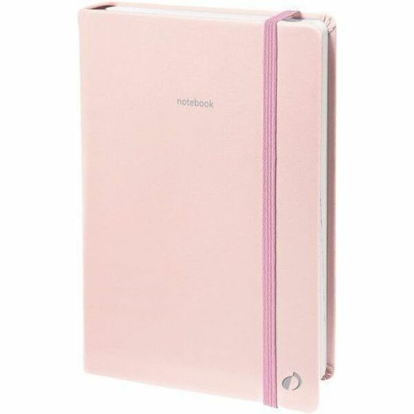 Quo Vadis Notebook PASTEL 6"x8¼" (15x21cm) - 192 Pages - Printed - Hard Bound - 6" (152.40 mm) x 8 1/4" (209.55 mm) Sheet Size - Pastel Pink Cover - Elastic Band