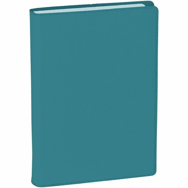 Quo Vadis Toscana Refillable Notebook, 4" x 6" - Jade - 125 Pages - Stitched - 4" (101.60 mm) x 6" (152.40 mm) Sheet Size - White Paper - Refillable