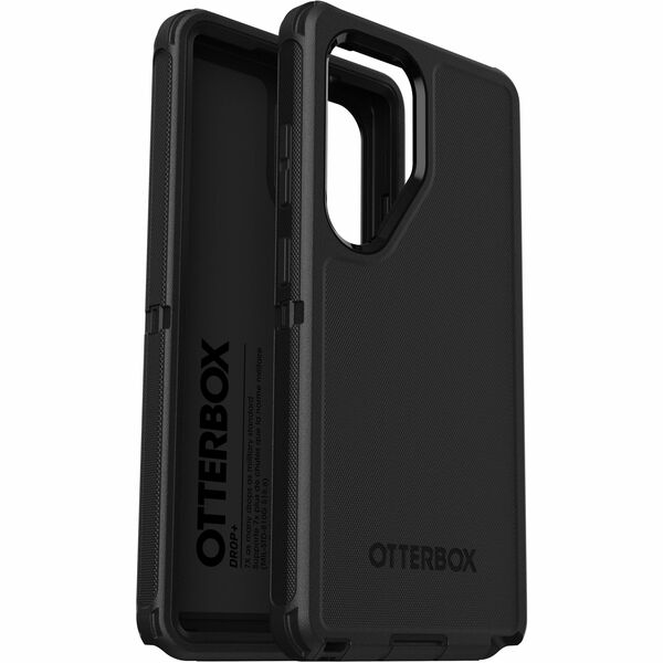 OtterBox DEFENDER PRO GALAXY S25 ULTRA BLACK - Black-Retail Packaging-7.75 x 4.25 x 0.70 in | 19.68 x 10.79 x 1.78 cm