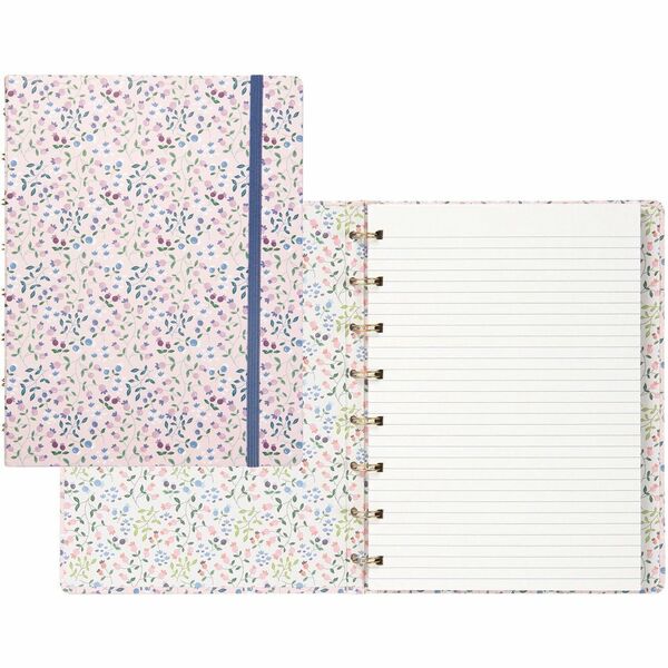 Filofax Notebook - 8 1/4" (20.96 cm) x 5 3/4" (14.60 cm) Sheet Size - Refillable, Twin Wire - 1 Each