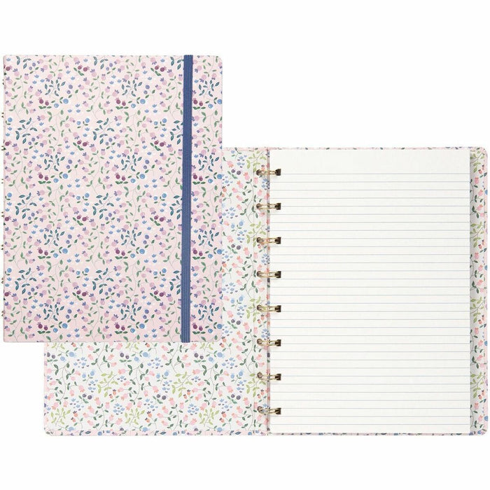 Filofax Notebook - 8 1/4" (20.96 cm) x 5 3/4" (14.60 cm) Sheet Size - Refillable, Twin Wire - 1 Each