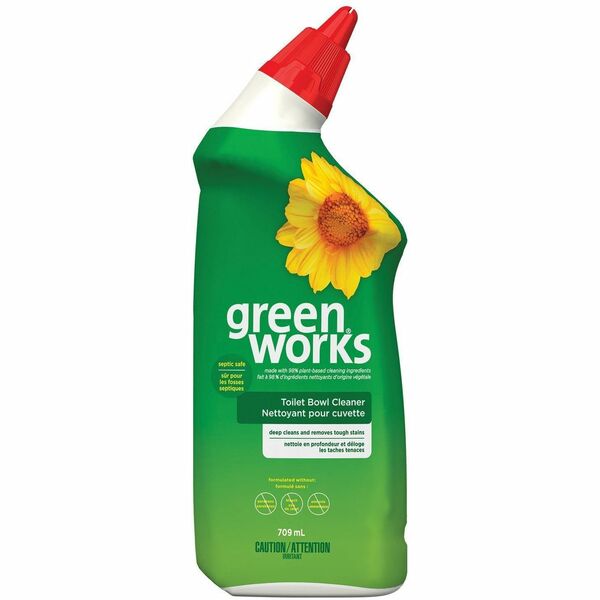 Green Works Toilet Bowl Cleaner - For Toilet Bowl - Aseptic, Bleach-free, Paraben-free, Ammonia-free - 1 / Each