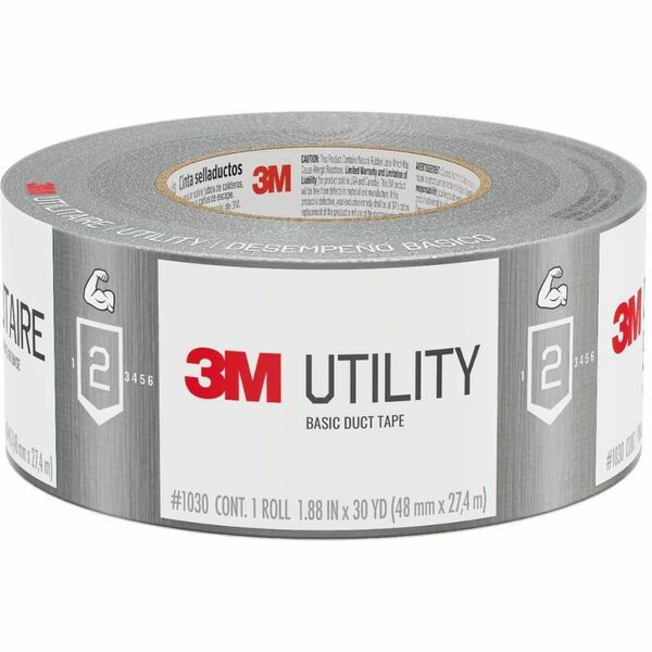 Scotch Basic Duct Tape 1030 - 30 yd (27.4 m) Length x 1.88" (47.8 mm) Width - For Home, School, Office, Repairing, Bundling, Cable