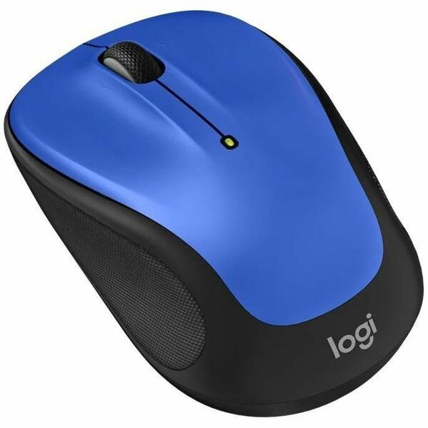 Logitech M325S Wireless Mouse - Small Size Mouse - Optical - Wireless - 32.81 ft (10000 mm) - Radio Frequency - 2.40 GHz - Blue - USB - 1000 dpi - Tilt Wheel - 5 Button(s) - Small Hand/Palm Size - Symmetrical - 1 x AA Battery Supported - 1 Each