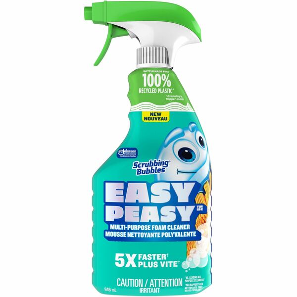 Scrubbing Bubbles&reg; Easy Peasy Multi Purpose Foam Cleaner Trigger 946ml - For Multipurpose, Multi Surface - Foam Spray - 946 mL - Recommended For: Stain Remover - Fast Acting, Versatile Trigger Bottle - 1 Each