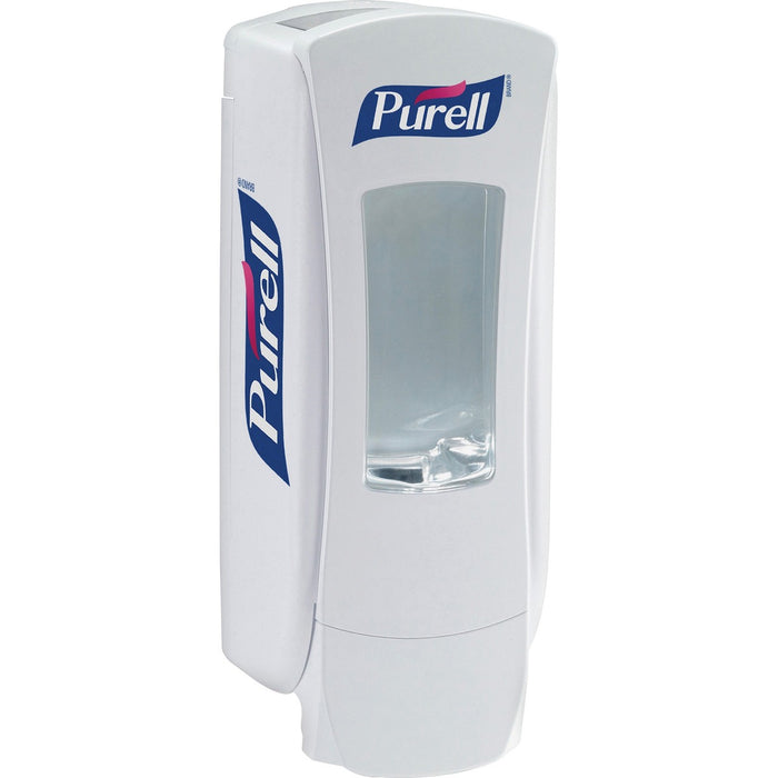 PURELL&reg; ADX-12 Dispenser - Manual - 1.20 L Capacity - Refillable, Site Window, Lockable Cover - White - 1 Each