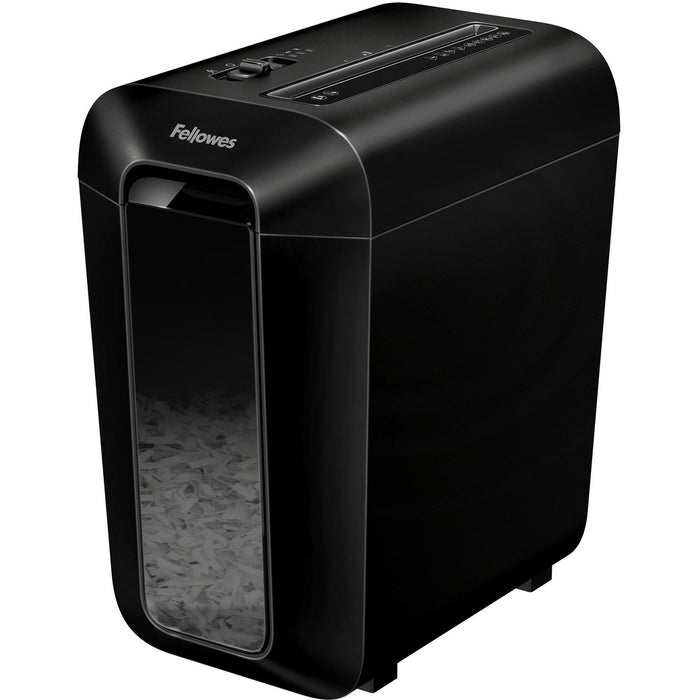 Fellowes LX65 Cross-cut Shredder - Non-continuous Shredder - Cross Cut - for shredding Staples, Paper, Paper Clip, Credit Card - 0.2" (3.97 mm) x 1.6" (39.69 mm) Shred Size - P-4 - 6 Minute Run Time - 20 Minute Cool Down Time - 15.14 L Wastebin Capacity -